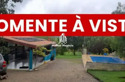 (não aceita financiamento)chácara com 02 quartos (01 suíte) à venda no bairro colinas de sta isabel , piracicaba - sp