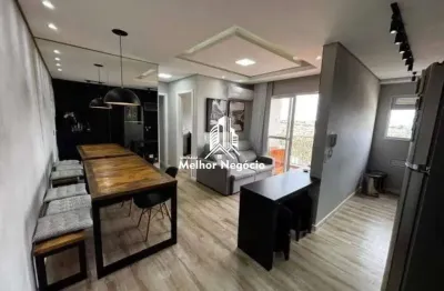 Apartamento à venda com 2 quartos, localizado no bairro jardim mollon em santa bárbara d'oeste/sp, condomínio california boulevard condomínio clube.