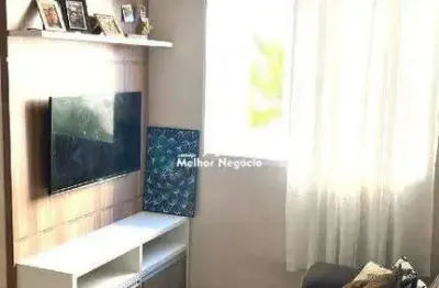 Apartamento à venda com 2 quartos 1 banheiro - condomínio residencial recanto da fortuna - recanto fortuna, campinas, sp