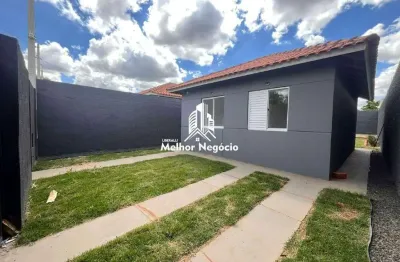 Casa à venda com 02 quartos, localizado no bairro água branca em piracicaba - sp.