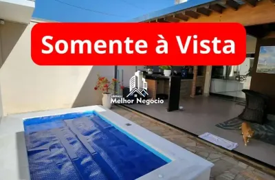 Casa em condomínio região água branca à venda com 3 quartos (2 suítes) em piracicaba. somente á vista