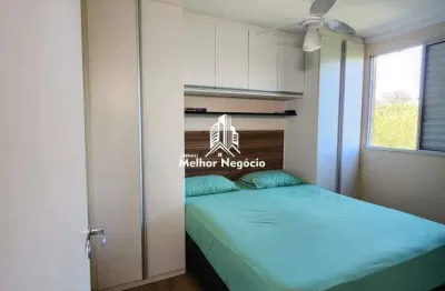 Apartamento à venda com 02 quartos, no condomínio residencial carina em campinas-sp.