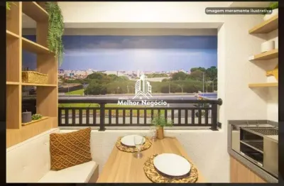 Apartamento à venda com 2 quartos no condomínio hm em campinas/sp