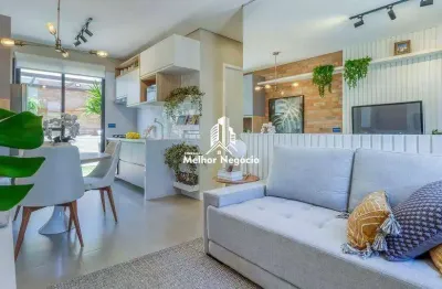 Casa à venda com 2 e 3 quartos (1 suíte) no condomínio villa flora jardins em hortolândia - sp