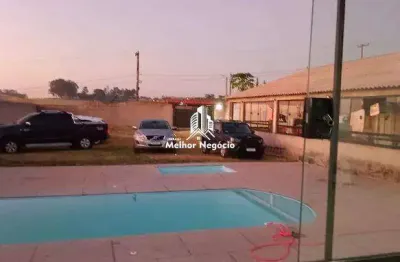 Chácara mobiliada á venda 4 quartos (1 suíte), 2 banheiro localizada no bairro estância - piracicaba/sp