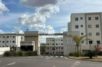 Apartamento à venda com 2 quartos no condomínio piazza platina em piracicaba - sp