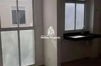Apartamento à venda com 2 quartos, 1 banheiro localizado no bairro jardim santa alice -santa bárbara d'oeste/sp, condomínio residencial angelis