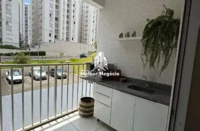 Apartamento com 2 quartos (1 suíte) à venda no condomínio reserva premium residencial da mata - jardim das colinas, hortolândia - sp