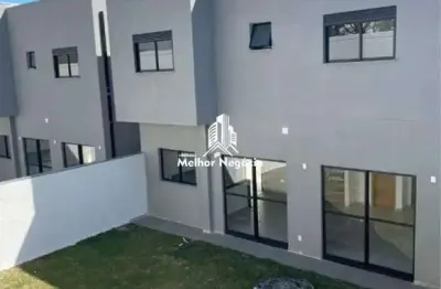 Sobrado em condomínio fechado com 3 quartos (1 suíte) à venda em piracicaba - sp