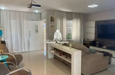 Casa à venda com 3 quartos sendo um suíte no bairro Residencial Portal da Água Branca em Piracicaba/SP