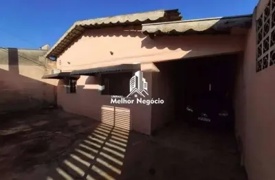 Casa 118m² de construção,  à venda, 2 Dormitórios (Quartos), 1 banheiro  Jardim Paraiso II, Sumaré - SP