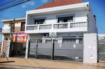 Casa Sobrado com salão comercial à venda na Vila Carlos Basso em Sumaré/SP