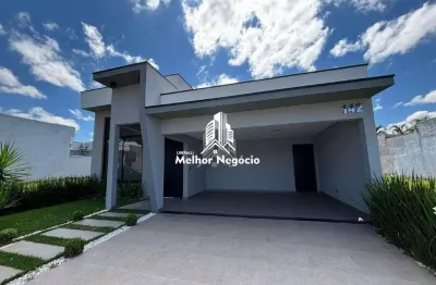 Casa à venda,CONDOMINIO RESEDENCIAL CONDE II EM PAULINIA ,CASA COM 3 QUARTOS COM 2 SUITES