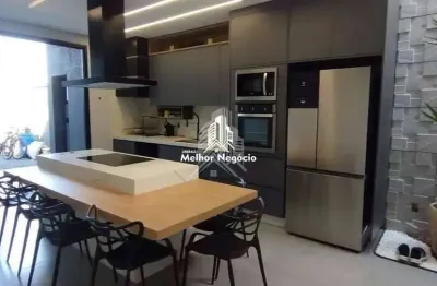 Casa à venda com 3 dormitórios e 1 suíte no Condomínio Residencial Residencial Jardim do Jatobá em Hortolândia.