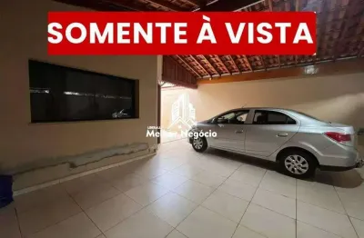 (Não aceita financiamento) Casa com 02 quartos (01 suíte) à venda no bairro Parque Conceição, Piracicaba - SP