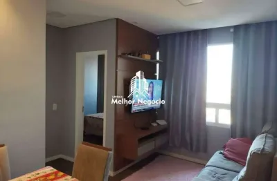 Apartamento à venda com 02 quartos (1 suíte), localizado no Condomínio Portal Vale das Pérolas em Sumaré - SP