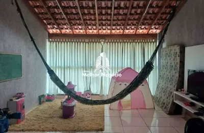 Casa 112,50m² de construção,  à venda, 4 Dormitórios (Quartos), 2 banheiros - Água Branca, Piracicaba, SP