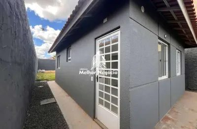 Casa à venda com 02 quartos, localizado no bairro Água Branca em Piracicaba - SP.