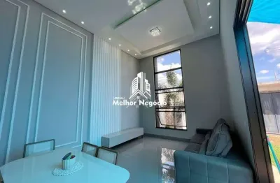 Casa  à venda, 3 Quartos, 2 banheiros  Bairro  - Residencial Alto da Boa Vista - Piracicaba, SP