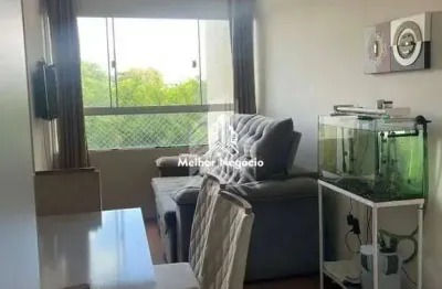 Apartamento à venda no Condomínio Campo dos Hibiscos, no Jardim Maria Luiza, em Sumaré - SP.  O imóvel conta com 2 dormitórios, 1 banheiro e 1 vaga de