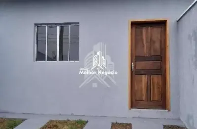 Casa à venda no Bairro São Judas Tadeu, Campinas/SP  Casa com 2 dormitórios, sendo 1 suíte, 2 banheiros e 2 vagas de garagem.