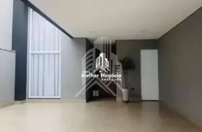 Casa 139m² com 3 dormitórios um sendo suíte à venda no Parque Residencial Jaguari em Americana/Sp
