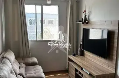 Apartamento 50m² com 2 dormitórios na Chácara Letônia em Americana - SP