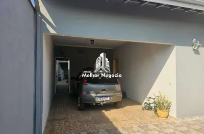 Casa a venda na Vila Rebouças em Sumare, SP. asa com 2 dorms sendo 1 suite, 3 banheiros e 4 vagas de garagem.