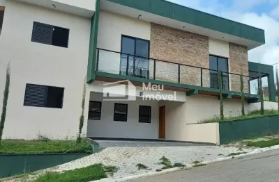 Aluguel casa nova 4 dormitórios sendo 2 suítes com 280m² - condomínio residencial mantiqueira - são josé dos campos