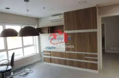 Sala comercial a venda - santana- semi mobiliada - 47m² - 2 wcs - 1 vaga - com sacada