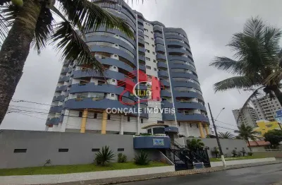Lindo apartamento frente ao mar com 2 dorm, sendo 1 suíte e 1 vaga. lazer completo.