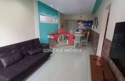Apartamento - venda - são vicente /sp - 98m² - 2 dormitórios - 2 wc - 1 vaga (porteira fechada)