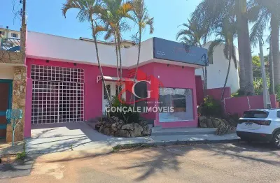 Casa comercial para alugar em atibaia - 370m², 6 banheiros, estacionamento e varanda ao lado do tele