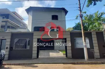 Lindo sobrado de alto padrão em bairro nobre, com 4 dorm. 6 vagas, piscina e churrasqueira.