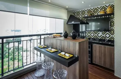 Apartamento cidade maia guarulhos com 3 quartos, 2 vagas e varanda gourmet com churrasqueira a carvão