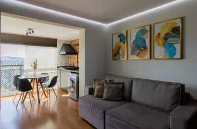 Apartamento a venda no cidade maia com 38m² e varanda gourmet com churrasqueira