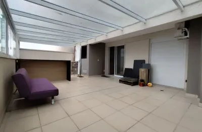 Apartamento garden a venda no tatuapé em são paulo com ampla varanda gourmet