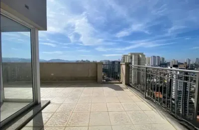 Apartamento cobertura duplex na vila rosália em guarulhos com 3 suítes, 4 vagas e varanda gourmet com churrasqueira