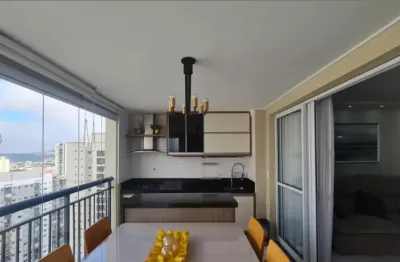 Apartamento a venda no parque ventura em guarulhos - varanda gourmet com churrasqueira, ao lado do shopping maia e cidade maia