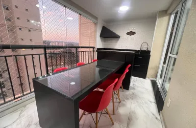Apartamento no parque ventura em guarulhos com 68m e varanda gourmet com churrasqueira, ao lado do shopping maia e cidade maia