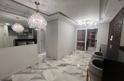 Apartamento no parque ventura em guarulhos com 68m e varanda gourmet com churrasqueira, ao lado do shopping maia e cidade maia