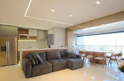 Apartamento no tatuapé em são paulo com varanda gourmet e fino acabamento