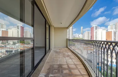 Apartamento a venda no tatuapé com 195m - 4 suítes e 4 vagas de garagem - sacada ampla e vista livre privilegiada