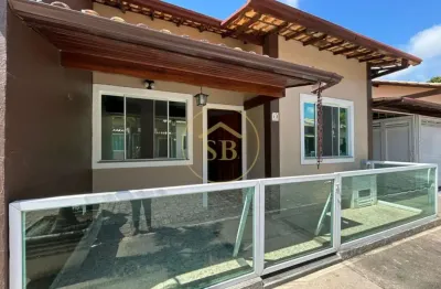 Casa em condomínio para locação em rio das ostras, chácara mariléa, 2 dormitórios, 2 banheiros, 1 vaga