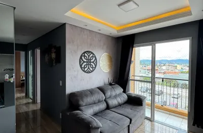 Apartamento à venda no residencial belluno em jundiaí, 2 dormitórios, sala com sacada e lazer completo por r$ 370.000,00