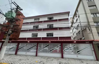 Apartamento para venda em praia grande, canto do forte, 1 dormitório, 1 banheiro, 1 vaga