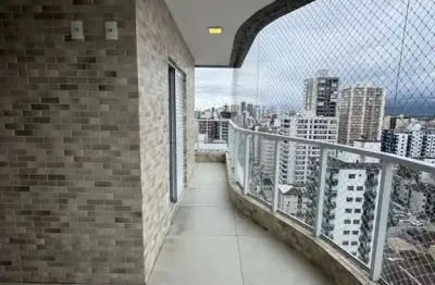 Apartamento para venda em praia grande, guilhermina, 2 dormitórios, 1 suíte, 2 banheiros, 2 vagas