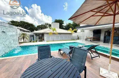 Casa com 5 dormitórios à venda, 250 m² por r$ 2.000.000,00 - condomínio mountain village - lagoa santa/mg