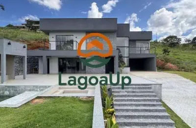 Casa com 4 dormitórios à venda, 255 m² por r$ 2.590.000,00 - condomínio terra vista - lagoa santa/mg