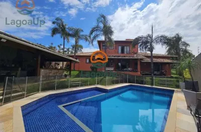 Casa com 4 dormitórios à venda, 354 m² por r$ 1.930.000,00 - lundceia - lagoa santa/mg